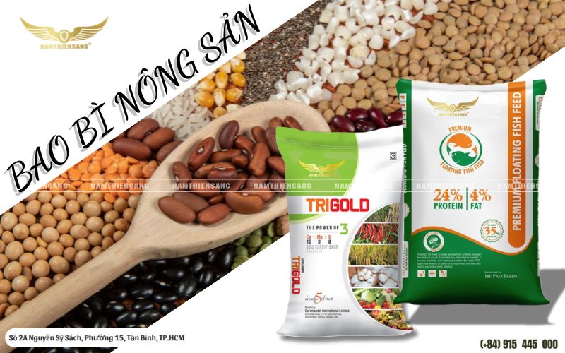 &nbsp;In ấn và kiểu dáng của bao bì nông sản
